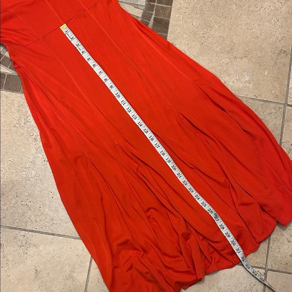 Maeve Vibrant Red Sleeveless Midi Dress from Urban Outfitters - Picture 10 of 10